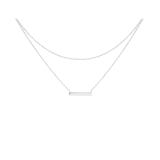 Double necklace waterproof and safe for skin MIA