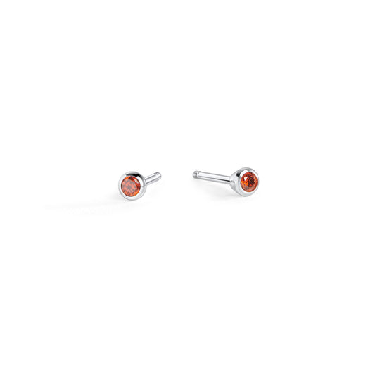 Ada - Ruby Stud Earrings