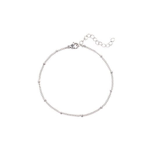 beads wrist chain stainless steel bracelet acier inoxydable MIA T219C075