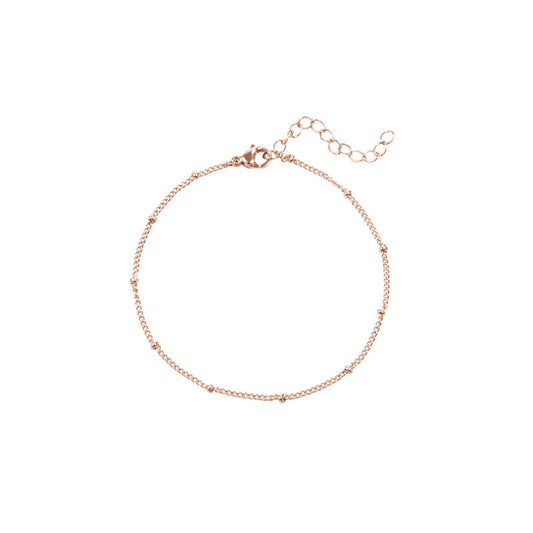 beads wrist chain stainless steel bracelet acier inoxydable MIA T219C075