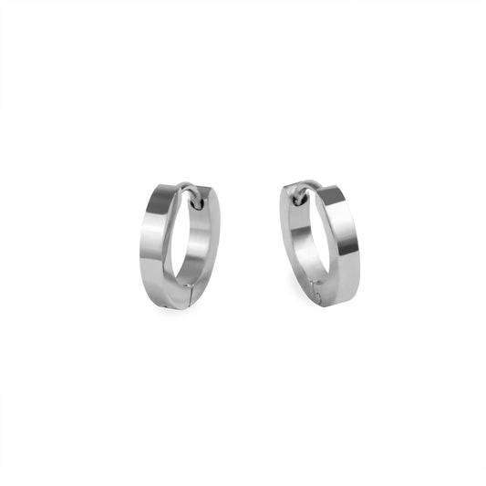 women small huggie earrings stainless steel hypoallergenic mia jewelry petites boucles d'oreilles femme dormeuse acier inoxydable hypoallergénique T320E007