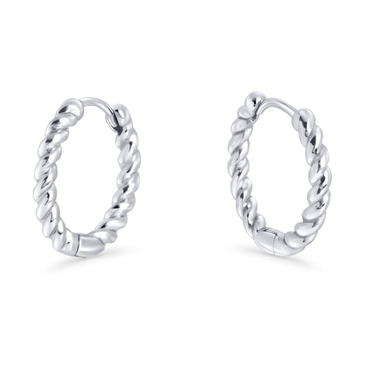 Twisted_medium_huggie_earrings_stainless_steel_anneaux_moyens_torsades_acier_inoxydable