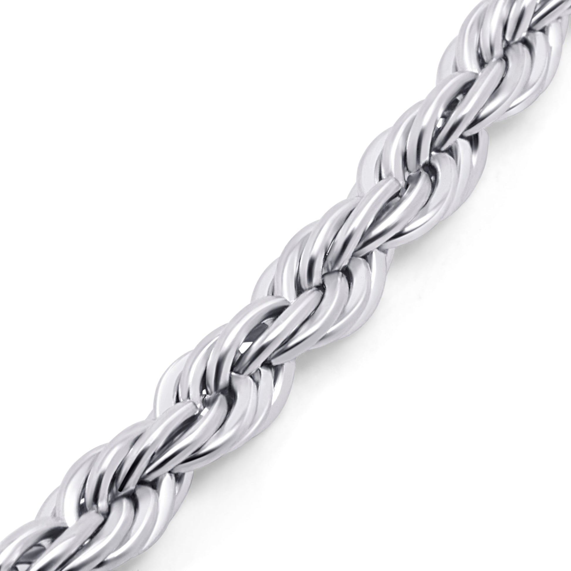 Stainless steel hypoallergenic twisted chain necklace MIAJWL Collier chaîne torsadée sans allergie acier inox Mia Bijoux