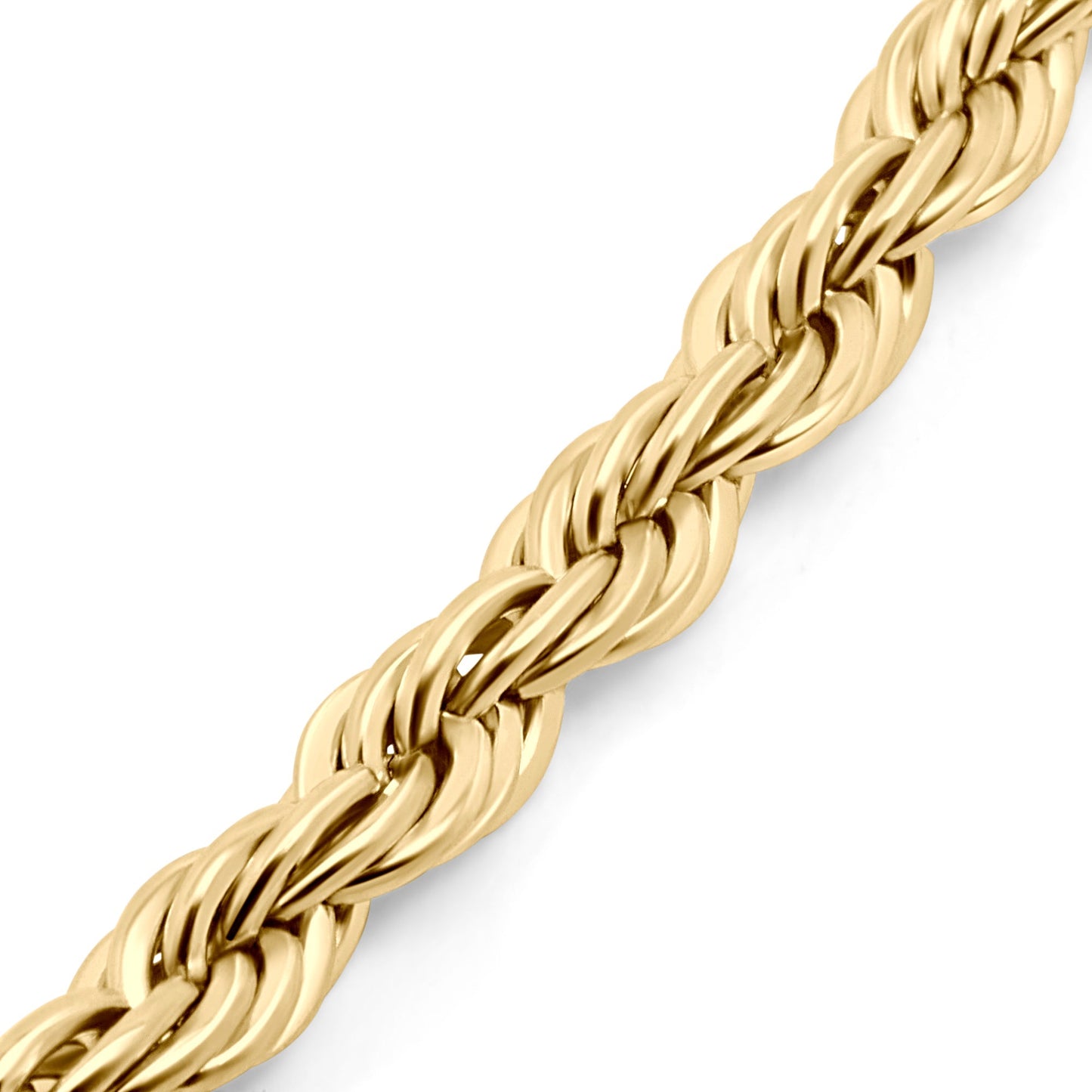 Gold twisted stainless steel chain necklace made to last MIAJWL Collier chaîne torsade durable acier inoxydable or Mia Bijoux