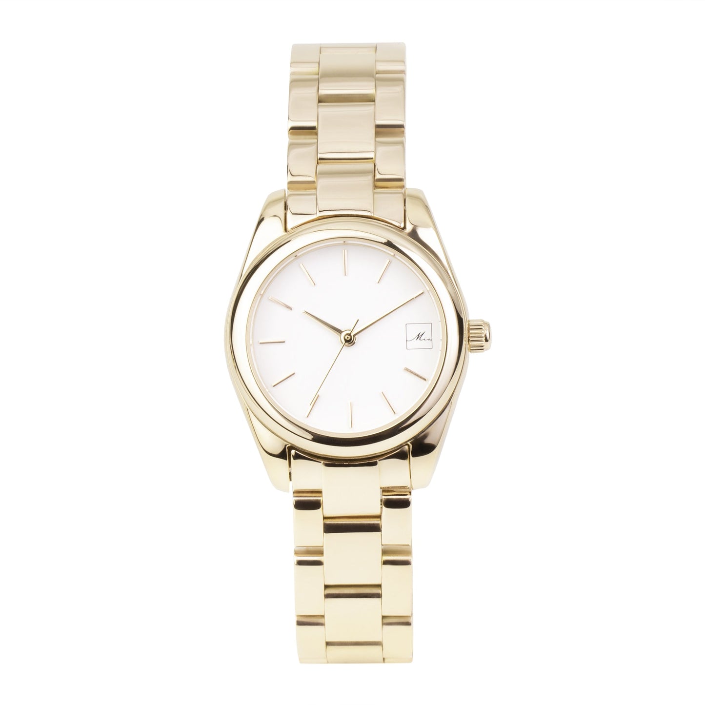 round small stainless steel watch montre ronde petite acier inoxydable MIA BIjoux