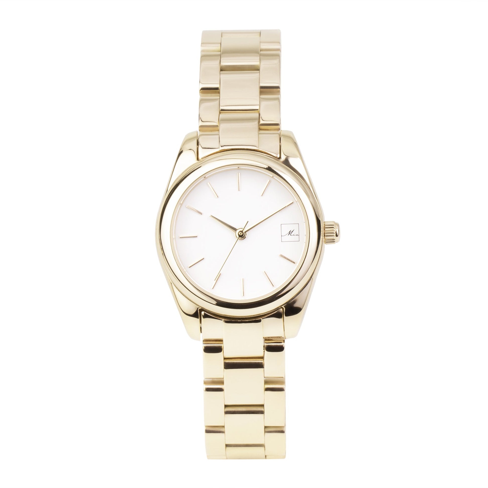 round small stainless steel watch montre ronde petite acier inoxydable MIA BIjoux