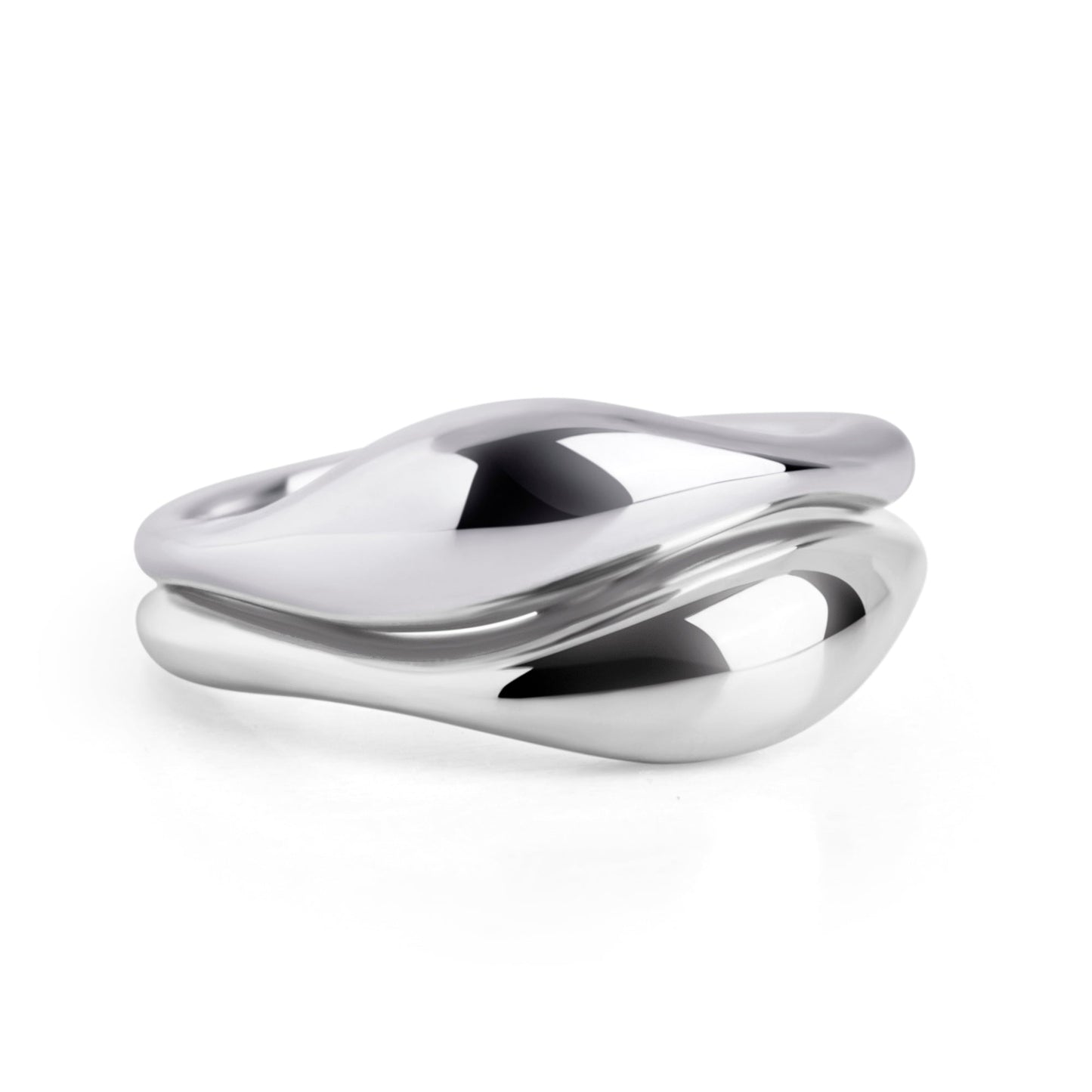 Stainless steel wavy ring MIAJWL