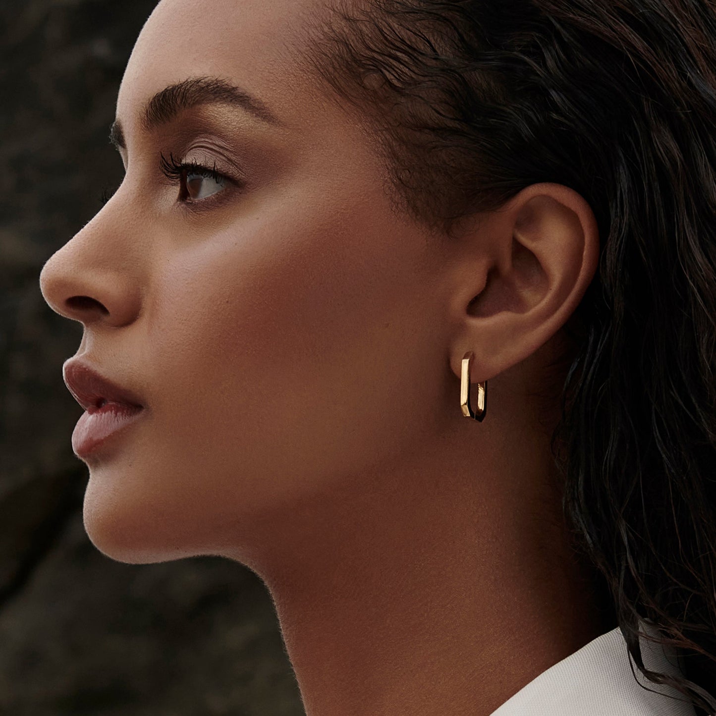 octogon hoops earrings surgical steel MIAJWL boucles octogones acier chirurgical Mia Bijoux