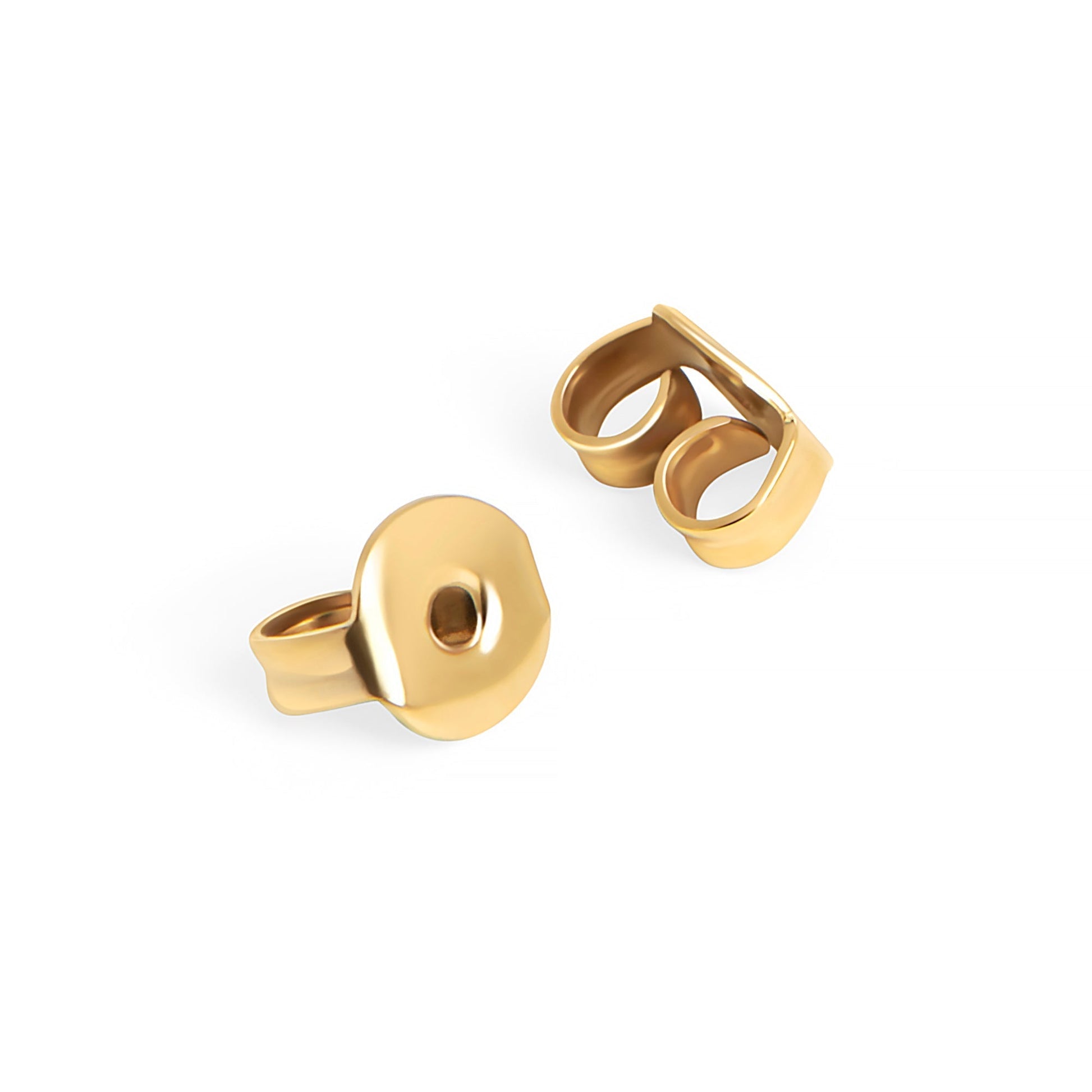 Gold stainless steel earring backings MIAJWL Papillons boucles d'oreilles en acier inoxydable or Mia Bijoux