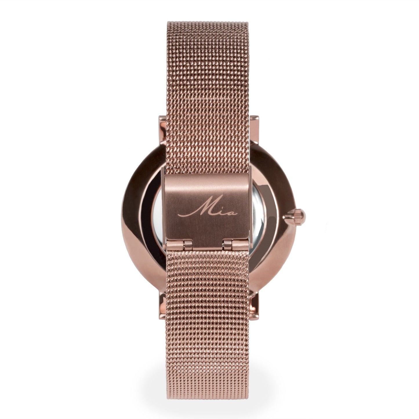 mop rose gold watch women