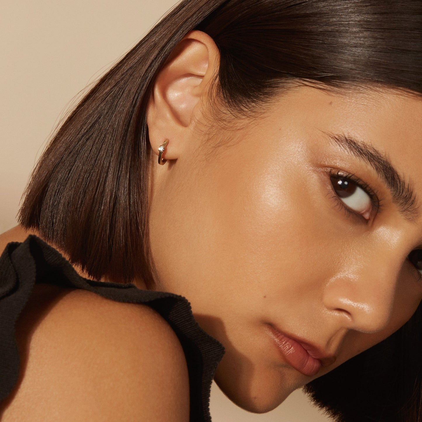 Boucles d'oreilles Huggie Royal