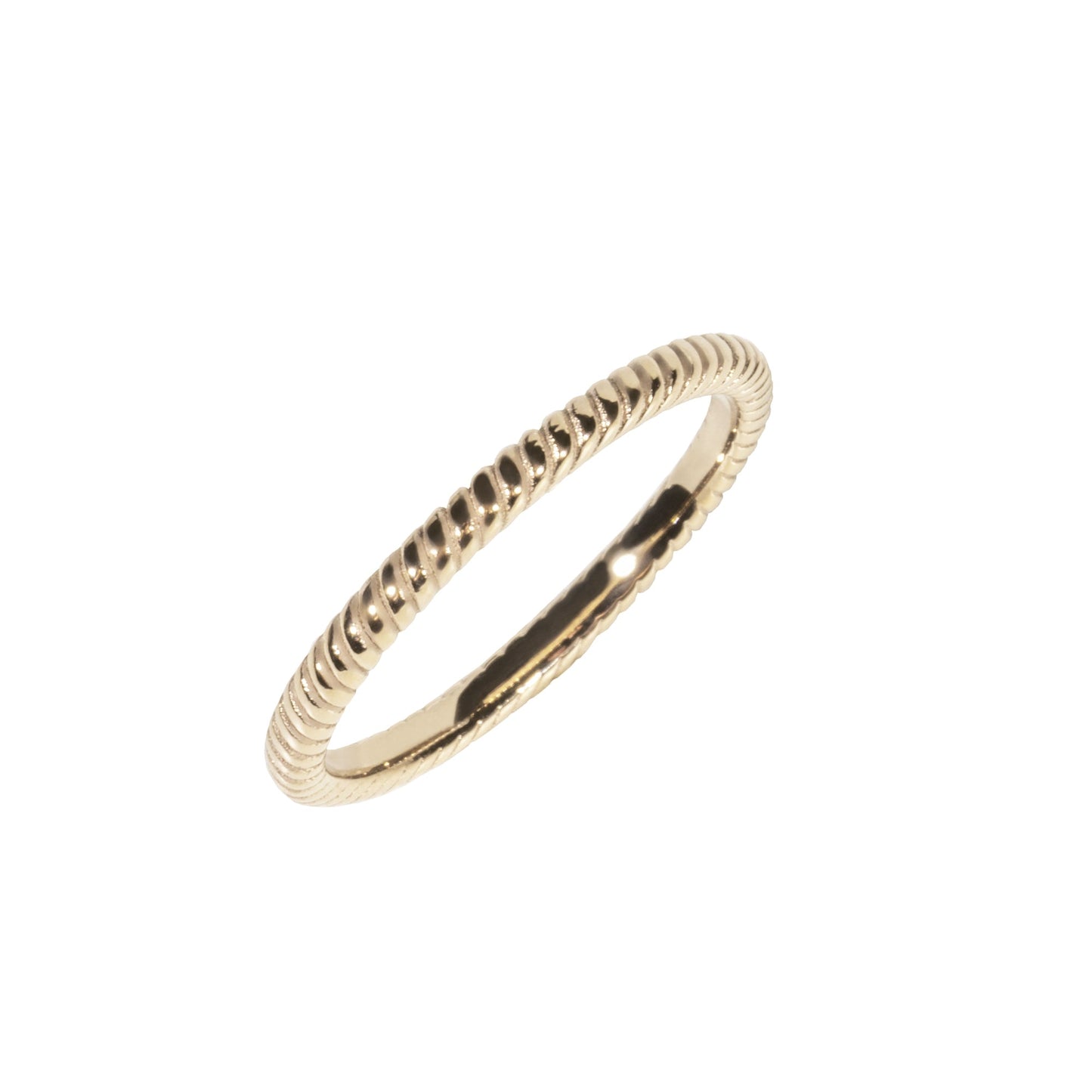 women stainless steel gold twisted ring and earring croissant boucles et bagues or femmes acier inox