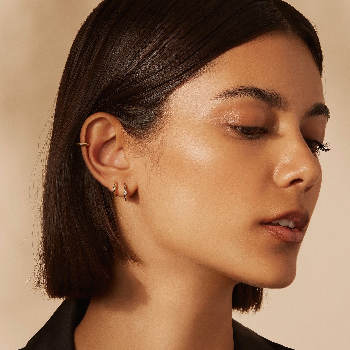 Boucles d'oreilles Huggie Royal